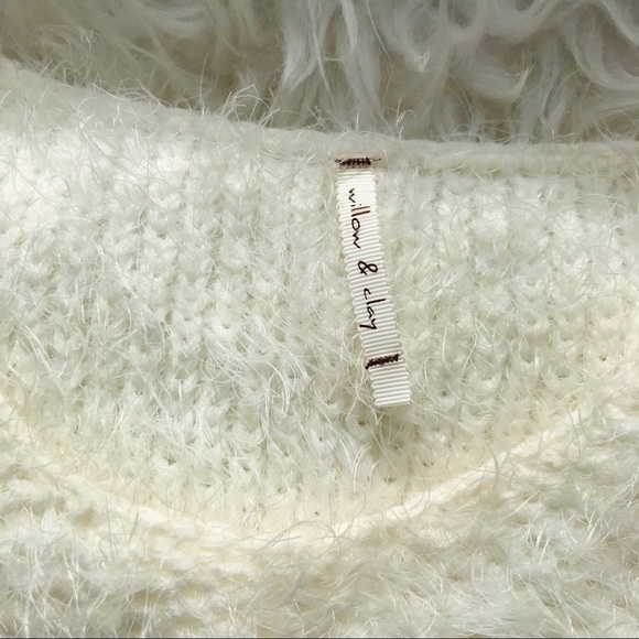 Willow & Clay Cream Eyelash Knit Sweater - Picture 7 of 9